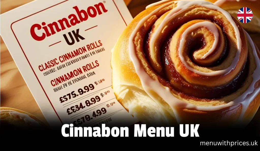 Cinnabon Menu UK