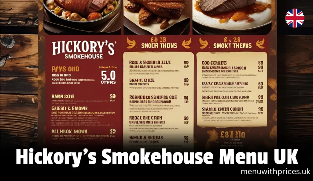 Hickory's Smokehouse Menu UK