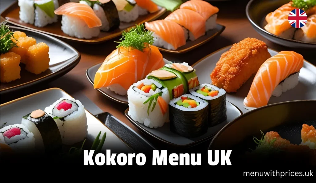Kokoro Menu UK
