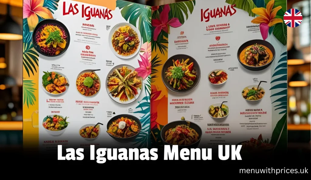 Las Iguanas Menu UK