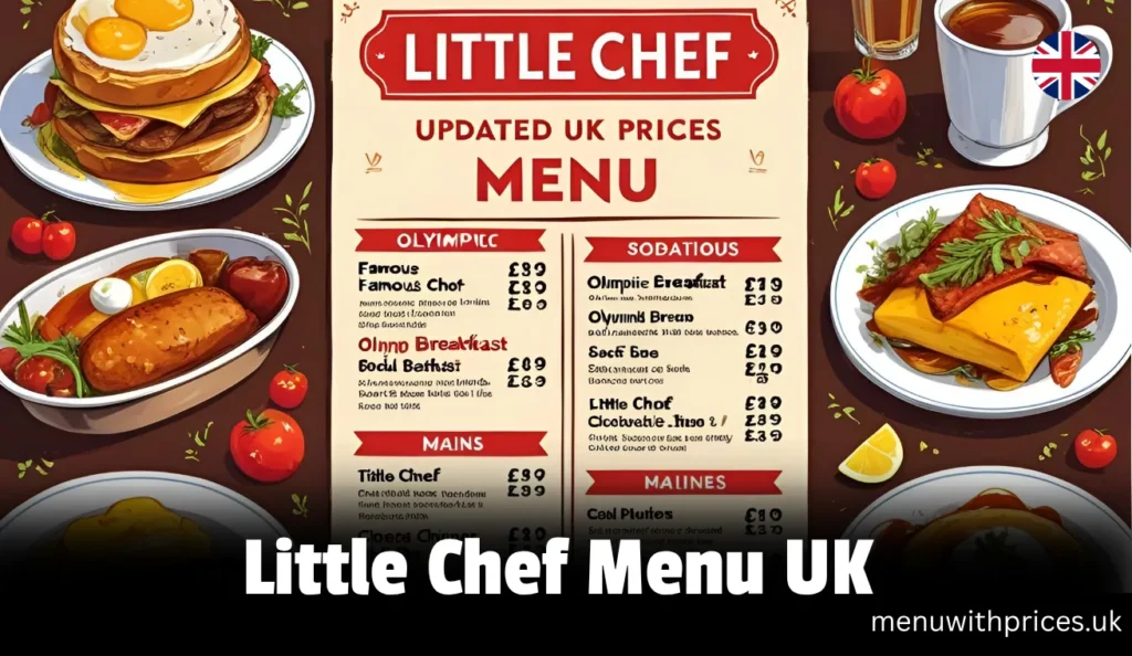 Little Chef Menu UK
