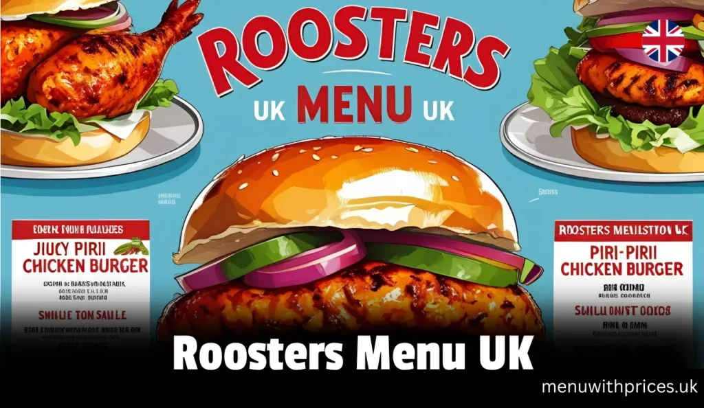 Roosters Menu UK
