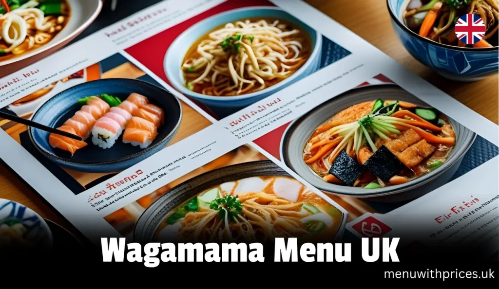 Wagamama Menu UK
