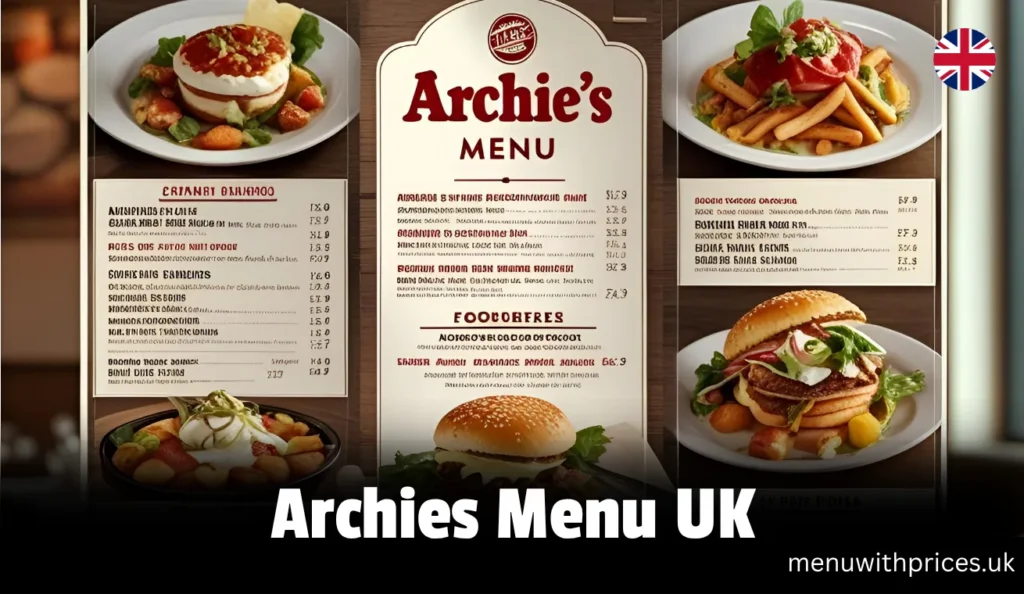 Archies Menu UK