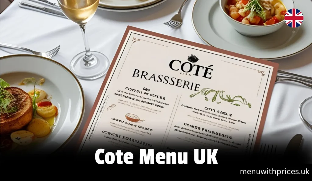 Cote Menu UK