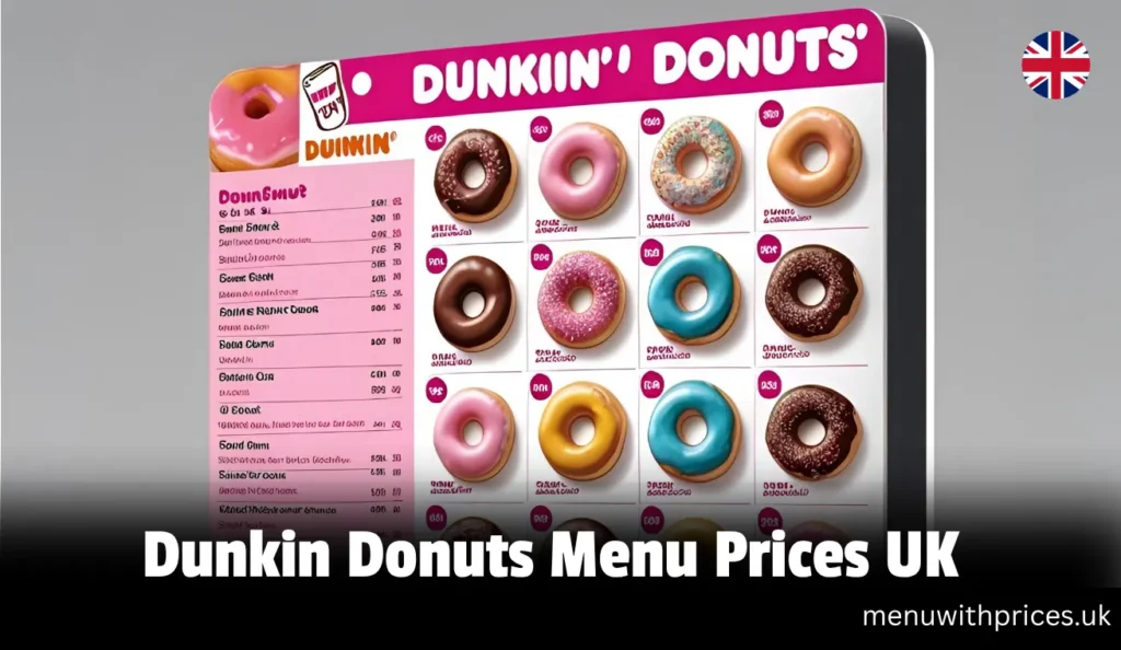 Dunkin Donuts Menu Prices UK