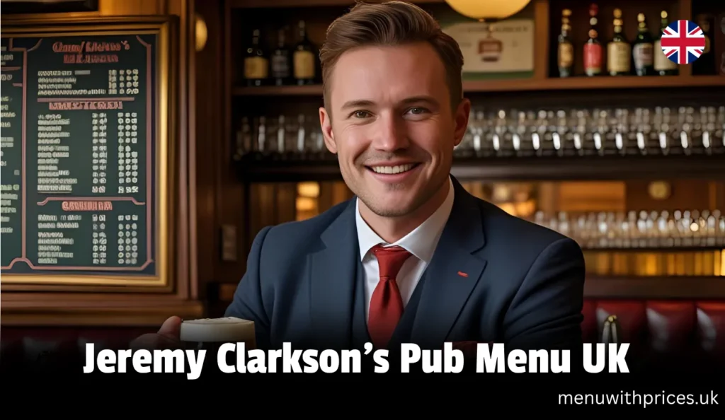 Jeremy Clarkson's Pub Menu UK