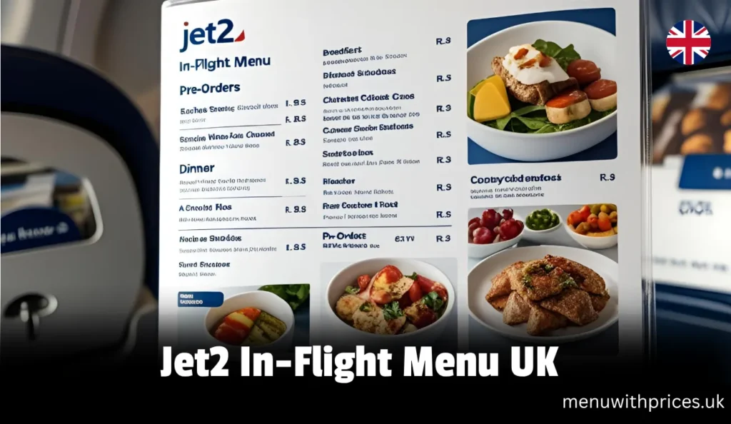 Jet2 In-Flight Menu UK
