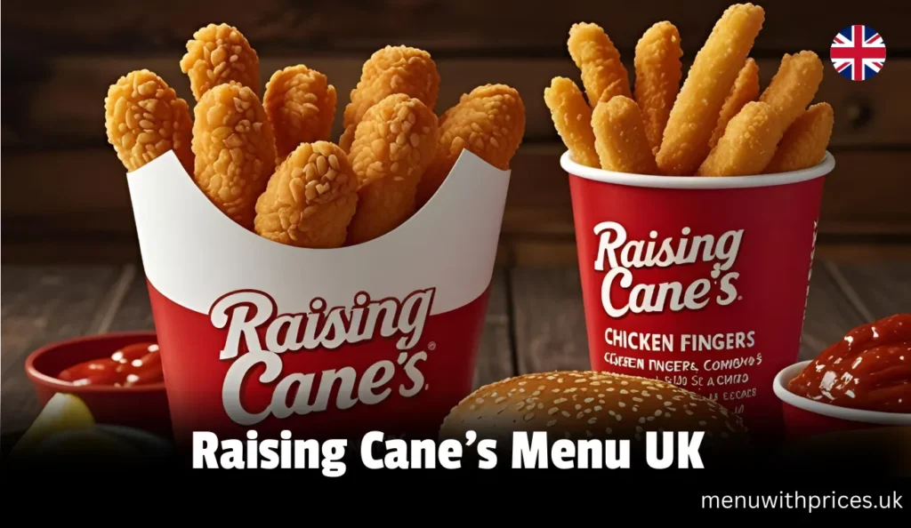 Raising Cane's Menu UK