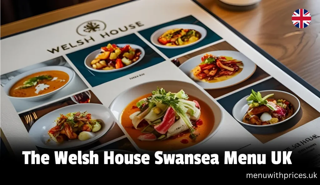 The Welsh House Swansea Menu UK