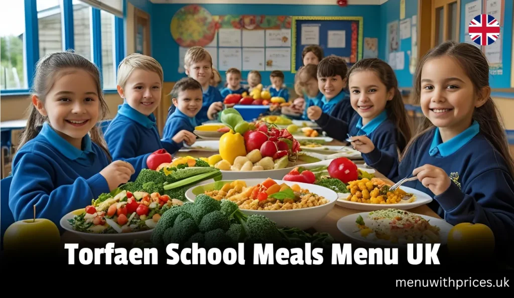 Torfaen School Meals Menu UK